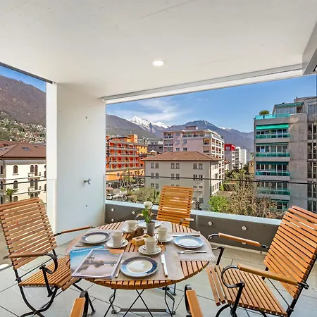 Appartamento Lago E Monti - Garage & Terrace In Locarno - Happy Rentals Locarno