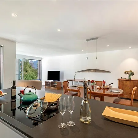 Appartamento Lago E Monti - Garage & Terrace In Locarno - Happy Rentals Apartment